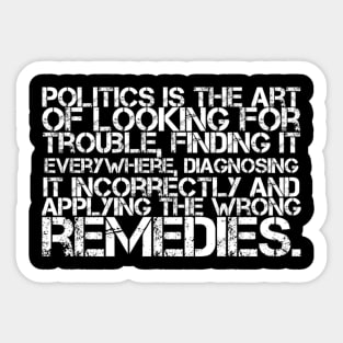 Politics Sticker